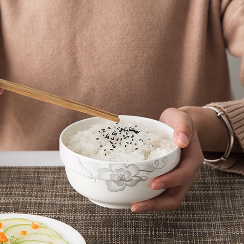 日式餐具陶瓷碗家用喫麪喫飯情侶小飯碗兒童湯盆面條大碗學生湯碗-細節圖3