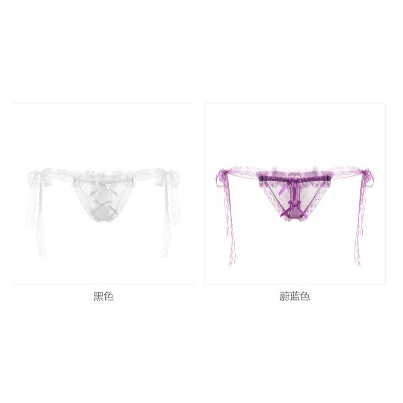 蕾絲性感丁字褲 女系帶情趣開襠T褲女士誘惑內褲可調大小情趣內褲-細節圖8