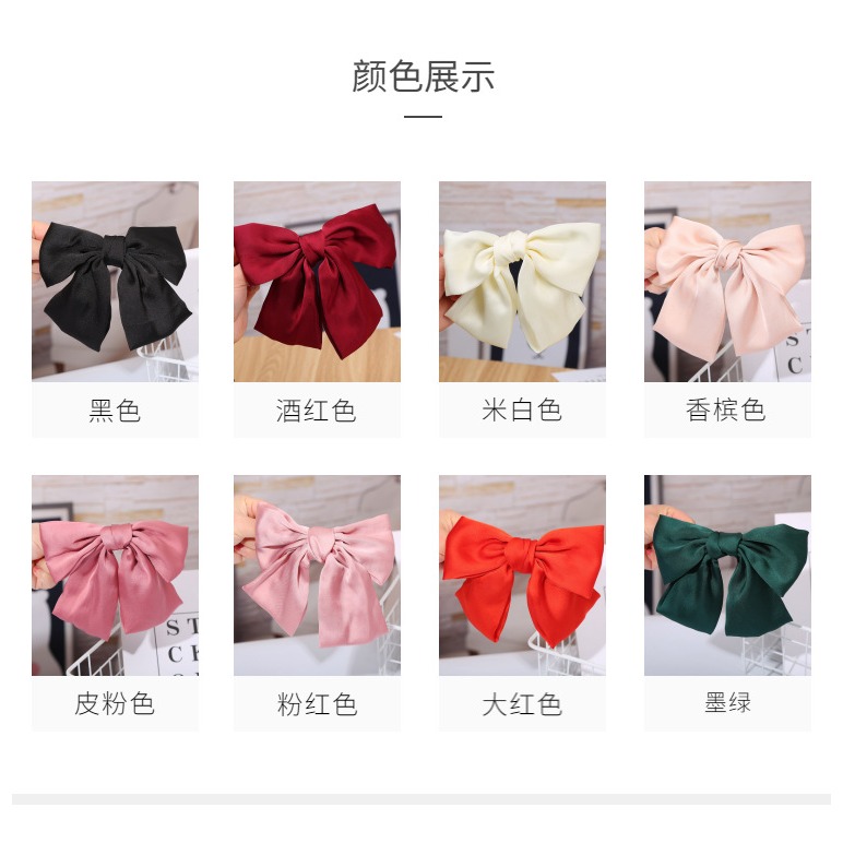 兒童蝴蝶結發夾子頭繩女童公主發卡可愛寶寶紅色頭飾韓國發飾發圈-細節圖5
