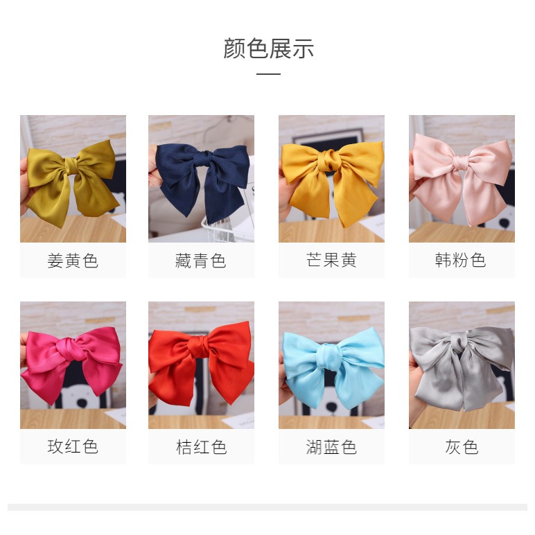 兒童蝴蝶結發夾子頭繩女童公主發卡可愛寶寶紅色頭飾韓國發飾發圈-細節圖6