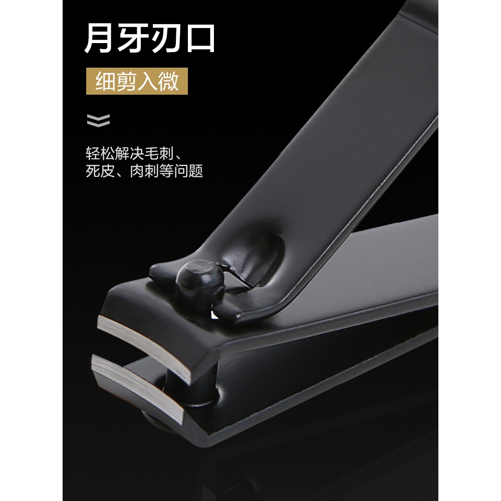 不銹鋼指甲剪甲溝炎專用指甲刀單個裝尖嘴斜口修剪腳趾甲鉗便攜-細節圖3