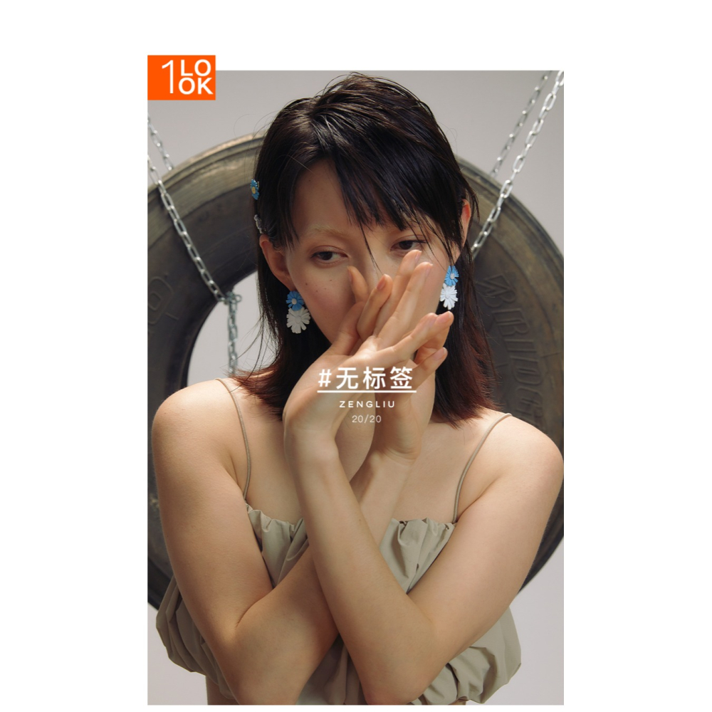 ZENGLIU設計師小雛菊耳夾女無耳洞耳釘小清新花朵耳環少女耳飾品-細節圖9