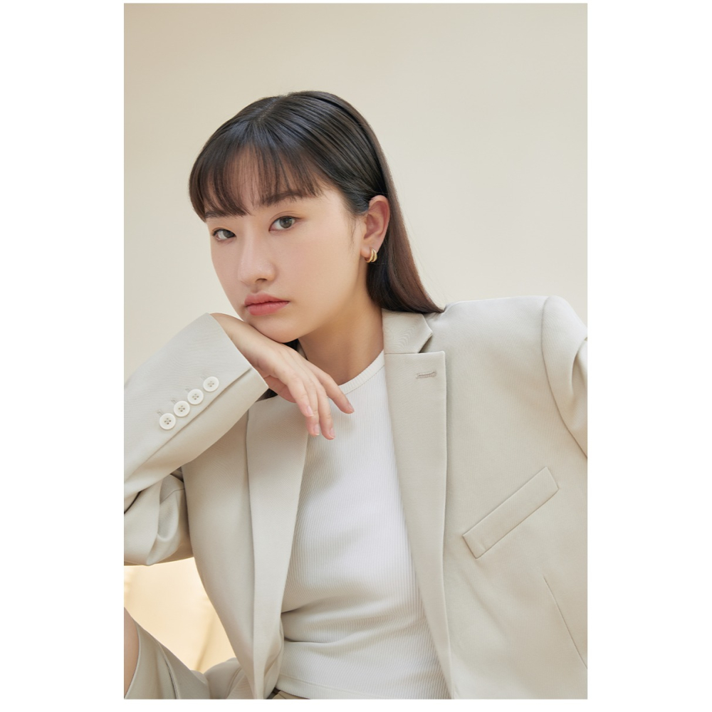 ZEGL圓環耳環女2022年新款潮耳扣耳釘ins歐美風設計感復古耳飾品-細節圖9