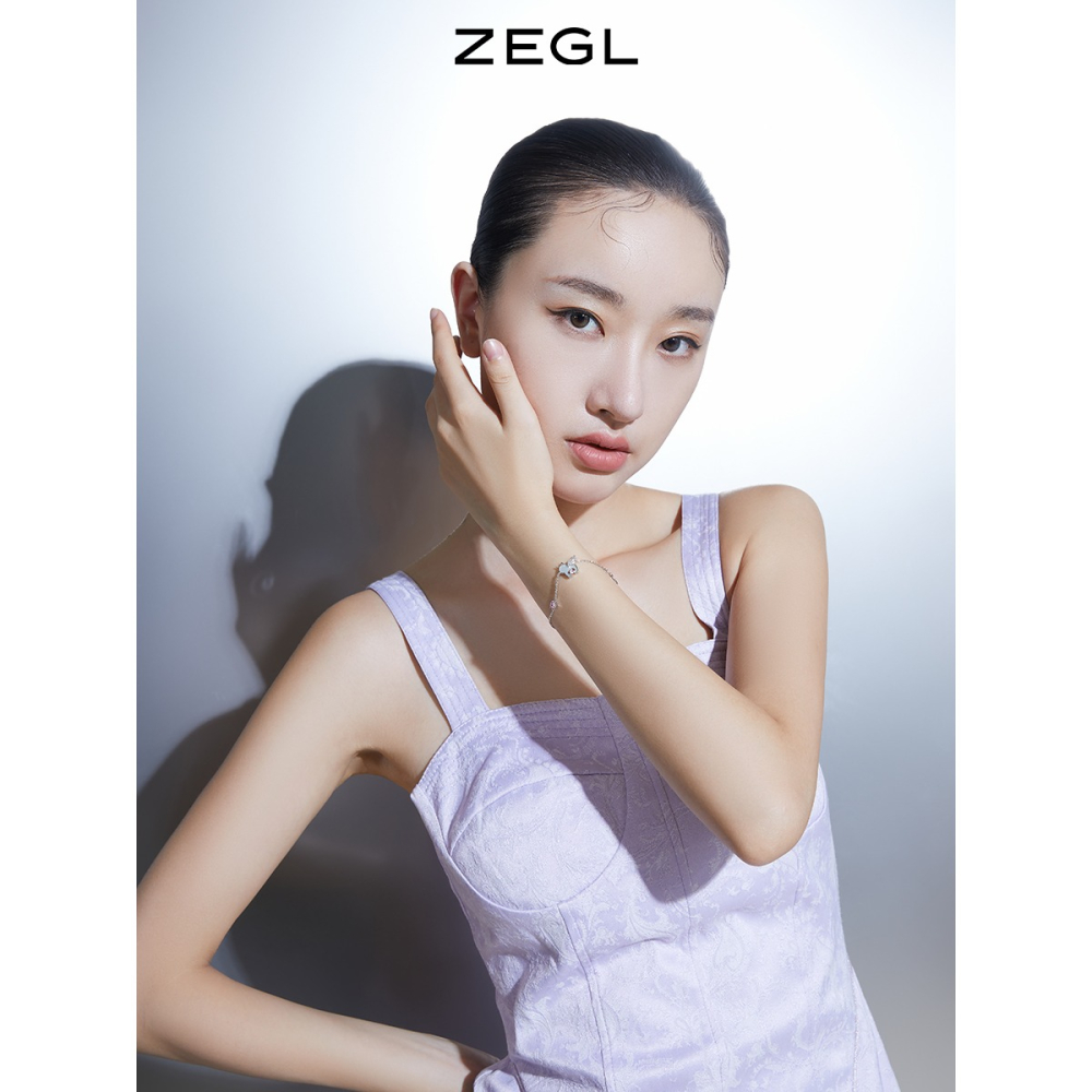 ZEGL設計師獨角獸手鏈女ins小眾設計貝殼吊墜閨蜜手飾禮物送女友-細節圖4
