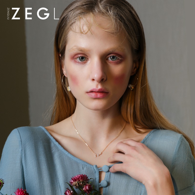 ZENGLIU閨蜜chic項鏈女鎖骨鏈韓版簡約學生森系短款頸鏈網紅飾品-細節圖2
