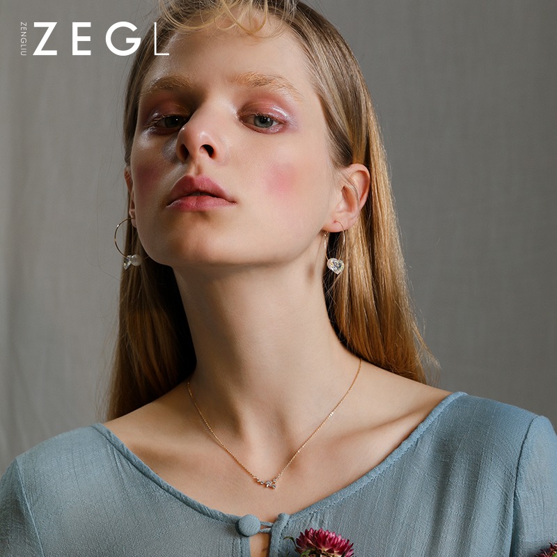 ZENGLIU閨蜜chic項鏈女鎖骨鏈韓版簡約學生森系短款頸鏈網紅飾品-細節圖4