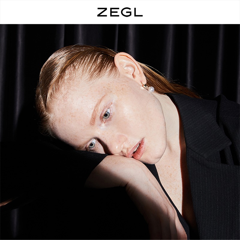 ZENGLIU韓國星星耳釘女仿珍珠耳環2022新款潮氣質復古耳墜耳飾品-細節圖2