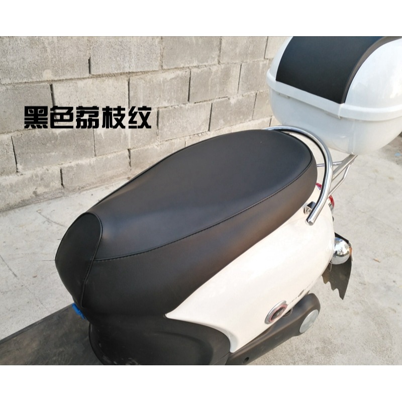 五星鉆豹中沙三代電動車夏季防水防燙隔熱皮革坐墊座包 防曬座套-細節圖5
