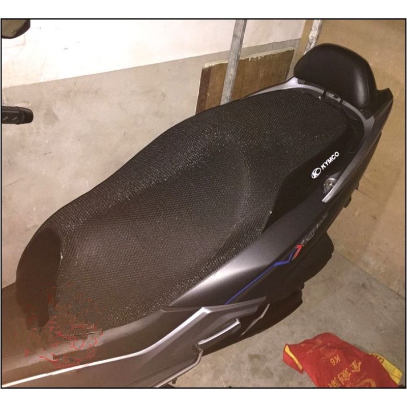 摩托車改裝光陽賽艇250坐墊套 xciting300i 防曬座套蜂窩網座墊套-細節圖3