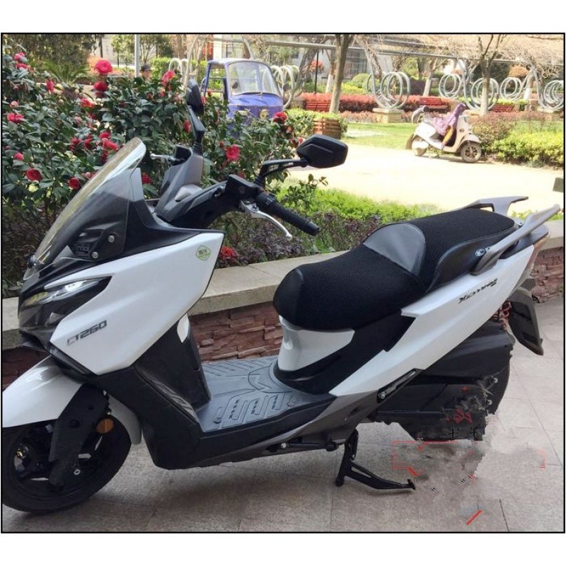 臺灣光陽CT250摩托車坐墊套 xciting賽艇ck250t-11防曬網套座墊套-細節圖4