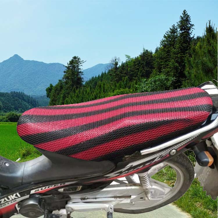 適用於鈴木賽馳QS110本田110彎梁摩托車座套3D防曬透氣隔熱坐墊套-細節圖6
