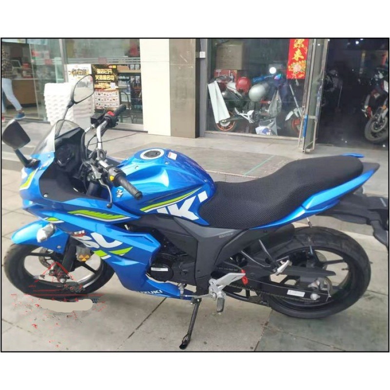 摩托車改裝輕騎GSX150F座墊套 極客颯155防曬網座套GIXXER坐墊套-細節圖4