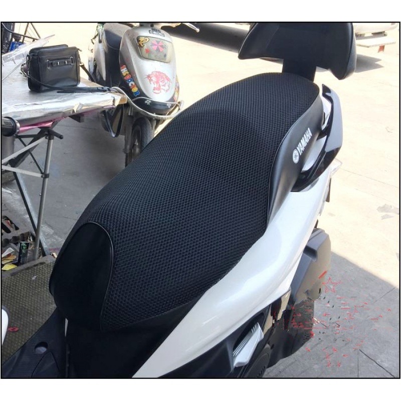 摩托車雅馬哈SMAX坐墊套 鴻圖獅吼防曬座套網套傻妹150隔熱座墊套-細節圖2