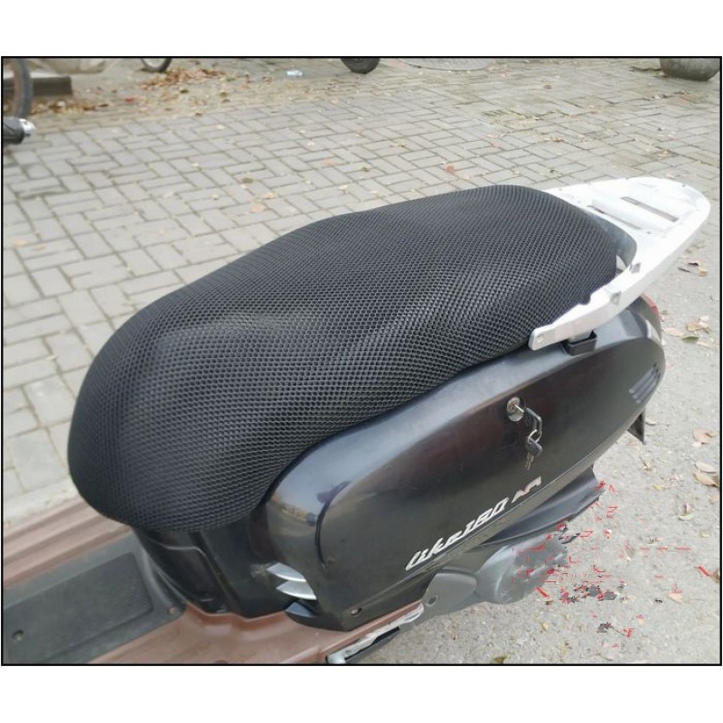 摩托車光陽LIKE150坐墊套 萊克180改裝防曬網座套3D隔熱座墊套-細節圖2