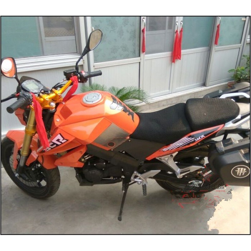 摩托車改裝KTM遊隼座墊套 宗申YCR猛隼座套防曬網套隔熱坐墊套-細節圖4
