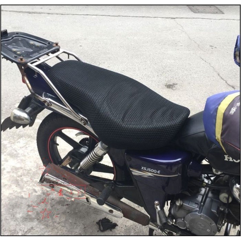 摩托車新世紀50座墊套 XSJ50Q-E小太子座套天津100隔熱坐墊套-細節圖2