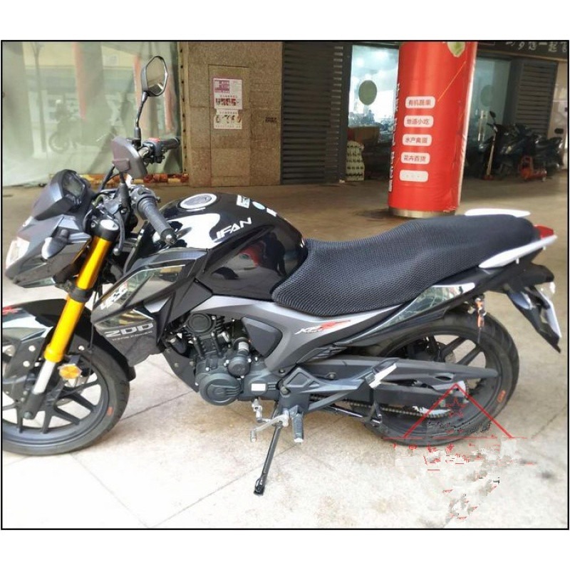 摩托車改裝力帆KPS200座墊套 LF200-10R防曬網座套3D隔熱坐墊套-細節圖3