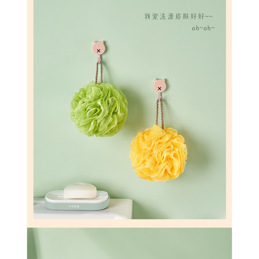 沐浴球大號洗澡花超柔軟可愛浴花少女搓澡搓背起泡洗浴用品洗澡巾-細節圖8