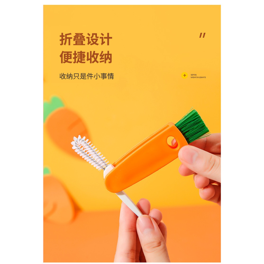 刷保溫杯杯蓋縫隙清洗刷清潔杯刷套裝洗吸管杯的小刷子洗杯子神器-細節圖9
