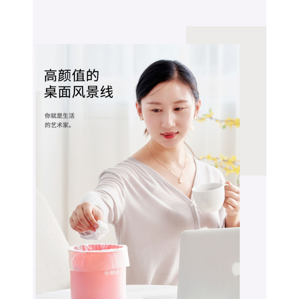 迷你小垃圾桶桌面可愛家用輕奢辦公室無蓋茶幾收納小號桌面小紙簍-細節圖10