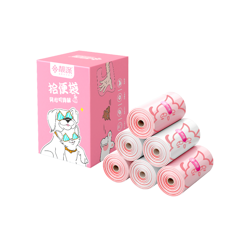 靚滌狗狗寵物一次性垃圾袋撿屎糞便拾便器狗屎鏟屎便攜式袋可降解-細節圖5