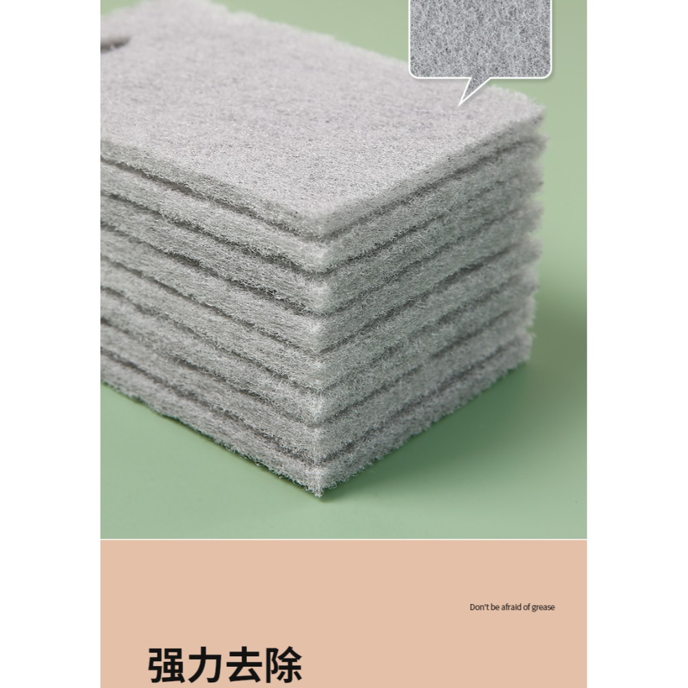 百潔布廚房專用刷碗海綿塊洗碗刷鍋神器家用清潔工具抹布不易沾油-細節圖9
