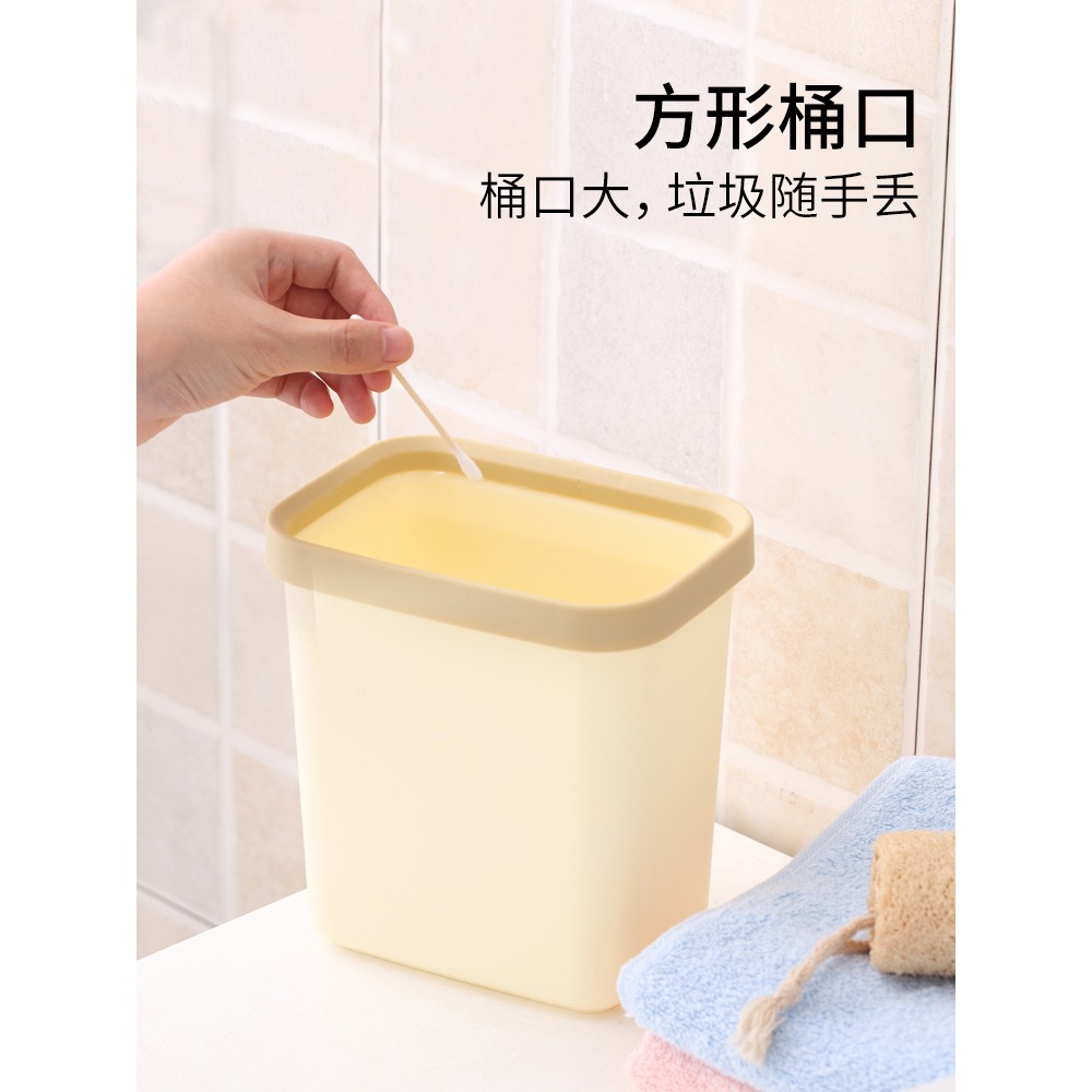 靚滌迷你桌面上垃圾分類垃圾桶家用客廳小號辦公室可愛收納筒紙簍-細節圖2