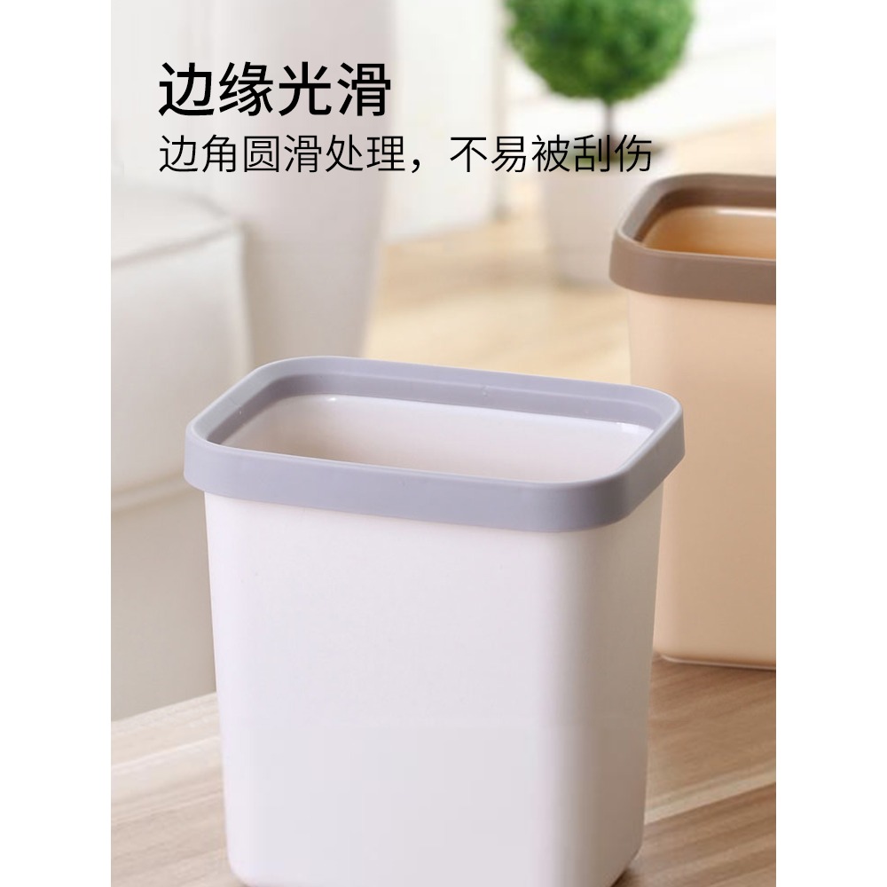 靚滌迷你桌面上垃圾分類垃圾桶家用客廳小號辦公室可愛收納筒紙簍-細節圖4