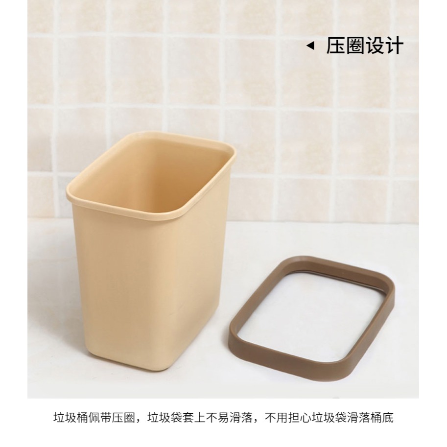 靚滌迷你桌面上垃圾分類垃圾桶家用客廳小號辦公室可愛收納筒紙簍-細節圖10