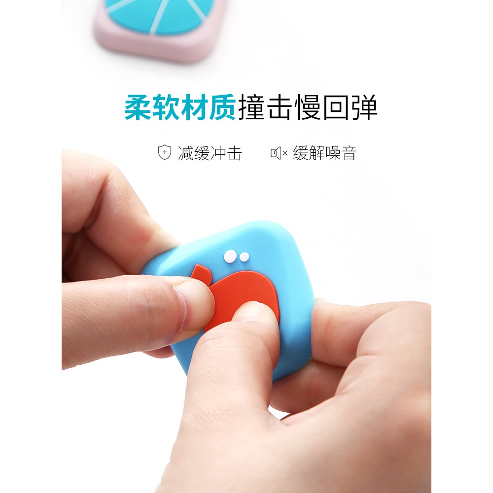 門把手防撞墊冰箱門鎖墻貼磕碰貼靜音吸盤硅膠加厚家用門後保護墊-細節圖2