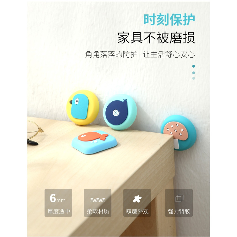 門把手防撞墊冰箱門鎖墻貼磕碰貼靜音吸盤硅膠加厚家用門後保護墊-細節圖8