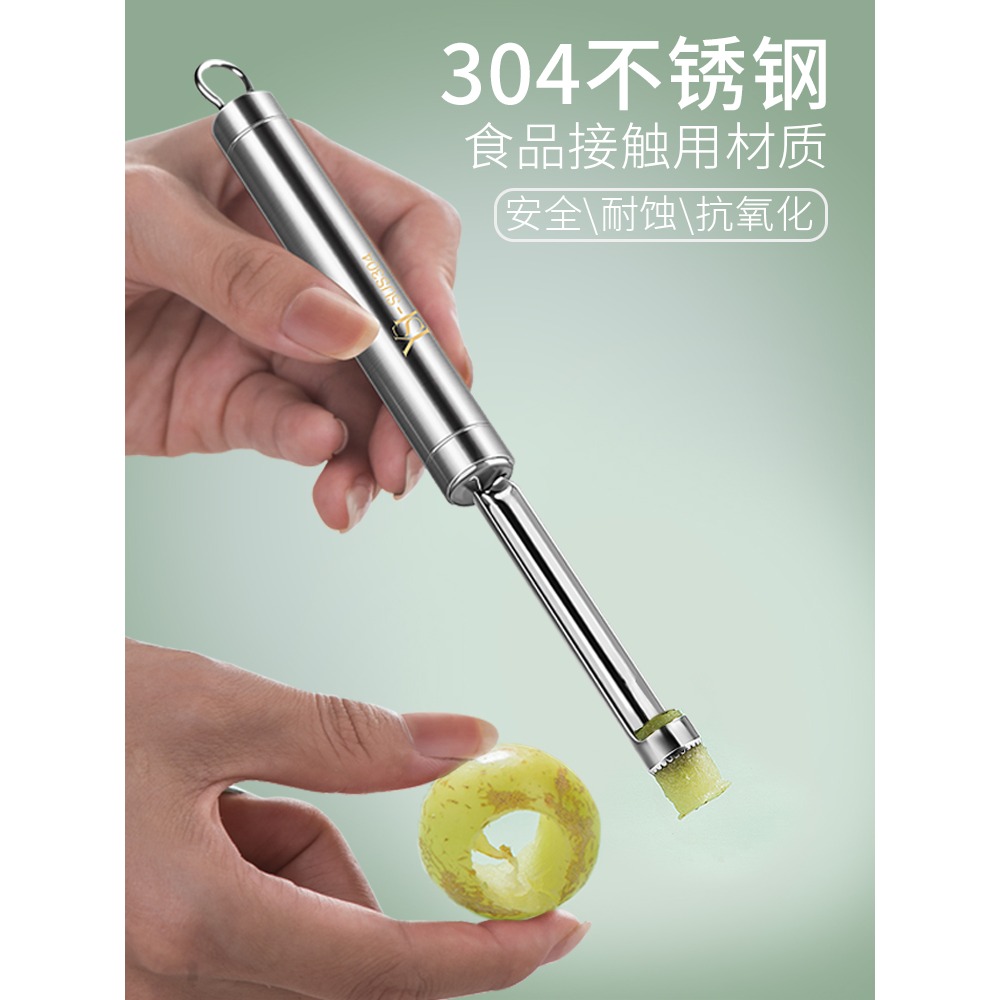 油柑去核器304不銹鋼餘柑果 手作去油甘核神器山楂楊梅蘋果取胡-細節圖5