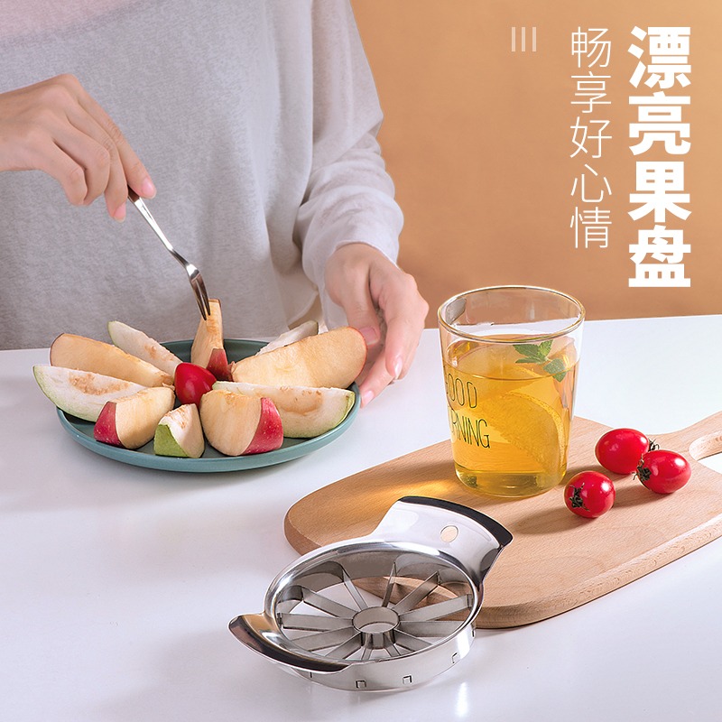 切蘋果神器多功能304不銹鋼水果切片切塊器分離去核器超大號加厚-細節圖3