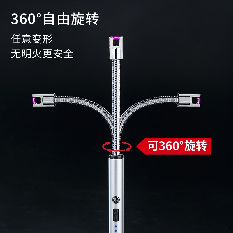 點火器煤氣竈脈沖燃氣竈香薰蠟燭家用廚房電子加長手柄打火機神器-細節圖2