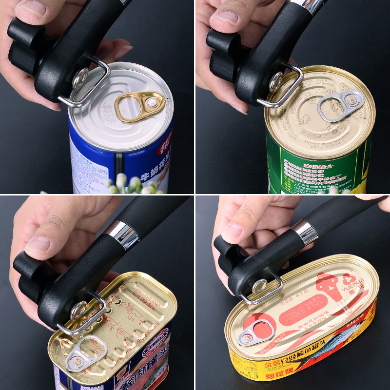開罐神器罐頭開口器不銹鋼開罐器手動簡易開瓶刀起鐵皮開蓋起子-細節圖4