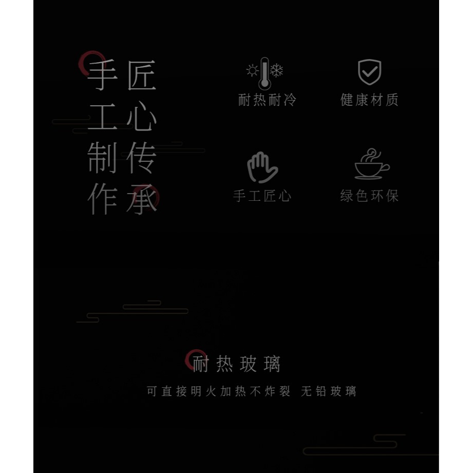 錘紋玻璃杯帶把手家用待客泡茶杯子耐高溫水杯套裝日式早餐咖啡杯-細節圖7
