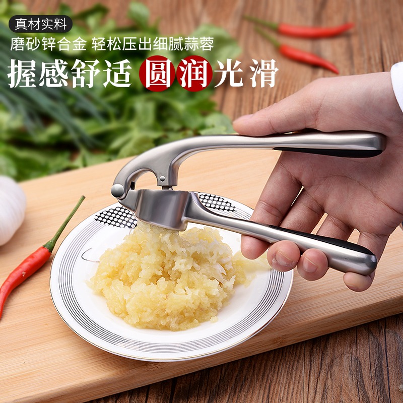 蒜泥神器搗蒜器不銹鋼壓蒜器蒜末蒜蓉攪碎器打蒜器手動絞蒜切蒜器-細節圖3