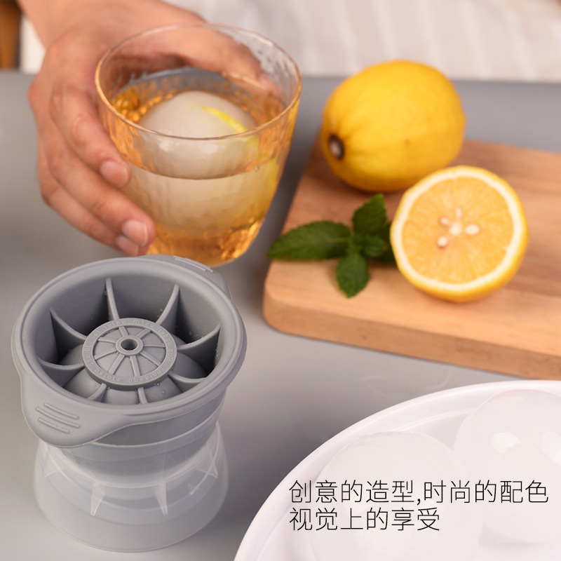 冰球模具冰箱冰塊速凍器製冰盒帶蓋家用自制冰格網紅神器冰塊模具-細節圖5