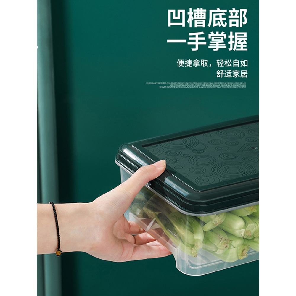 冰箱收納盒食品級專用保鮮盒冷凍蔬菜雞蛋廚房整理密封神器大容量-細節圖5