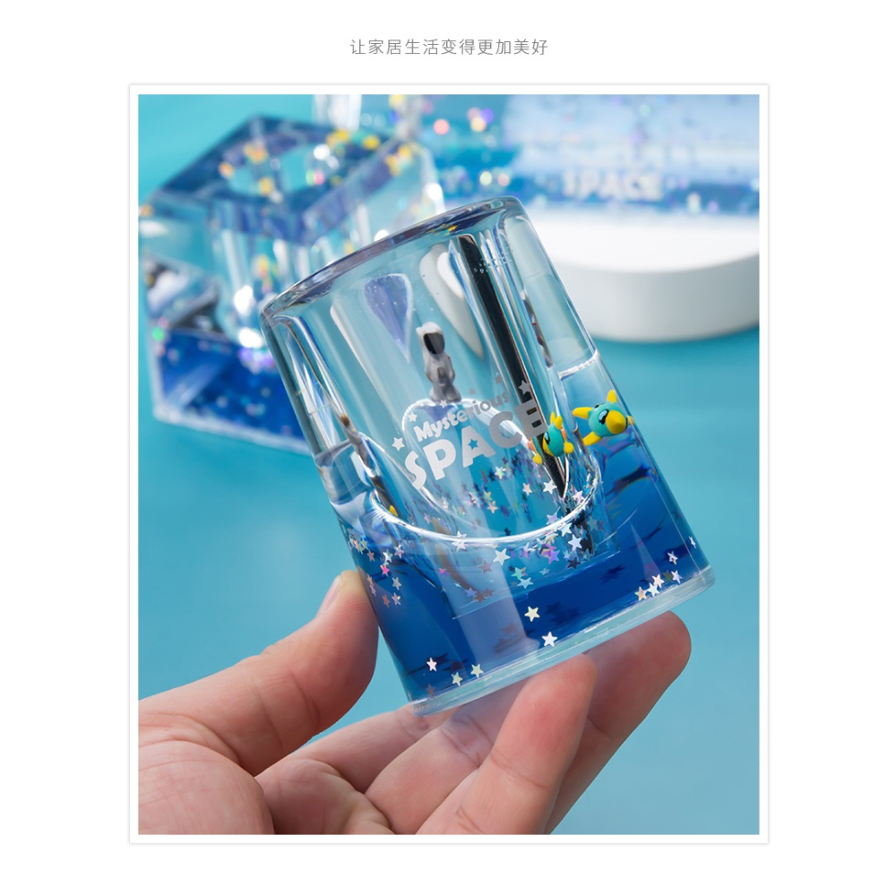 宇航員擺件 學習用具 筆筒尺子 個性簡約室內桌面裝飾品 生日禮物-細節圖7