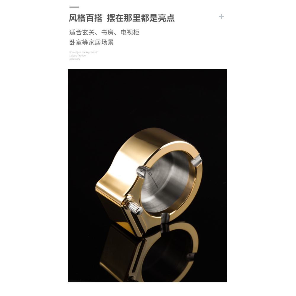 萬次火柴煙灰缸 不銹鋼創意打火機煙缸室內桌面點煙器辦公室擺件-細節圖8