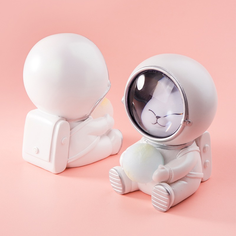 星系守護者宇航員小夜燈 男女臥室牀頭桌面擺件氛圍燈 生日禮物-細節圖4