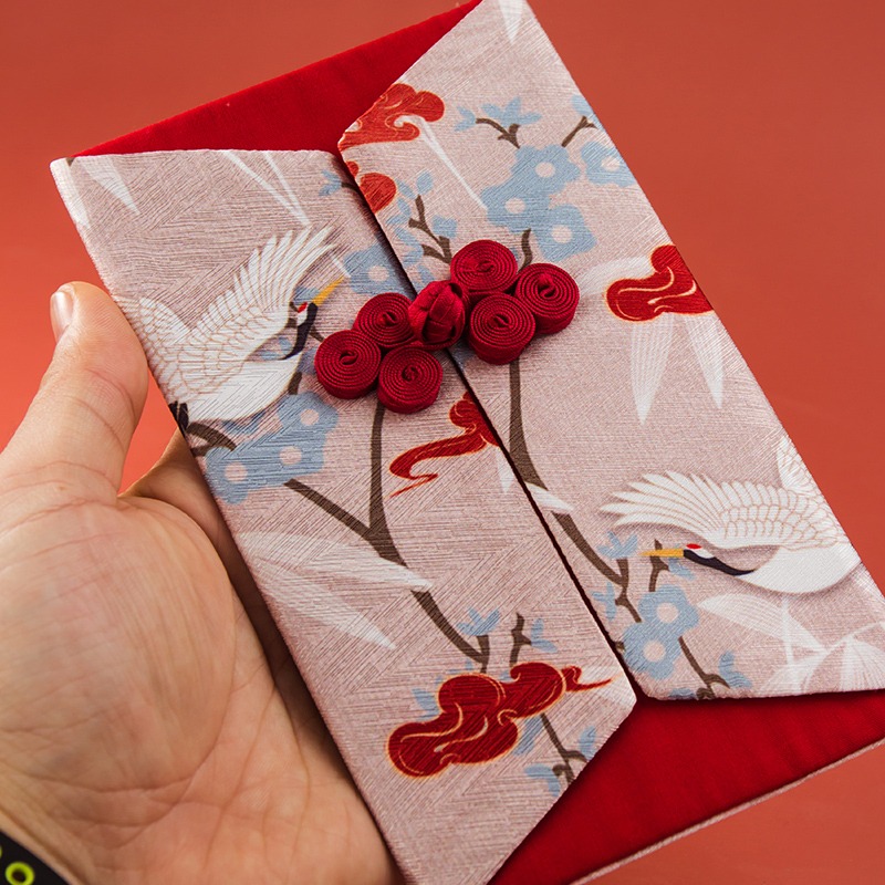 高檔錦緞中國風新年紅包結婚個性通用萬元利是封拜年兒童壓歲錢包-細節圖4