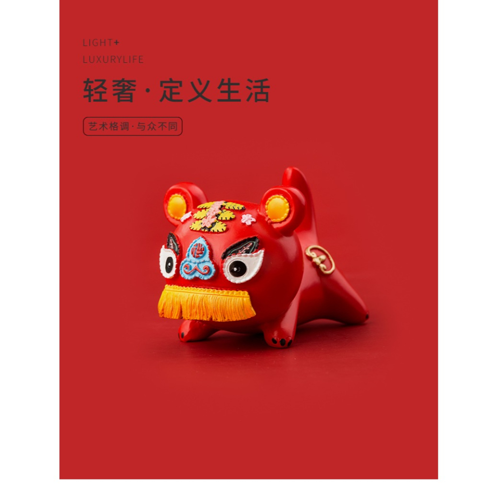 老虎創意驚喜盲盒 可愛卡通虎年室內本命年桌面擺件新年小禮物-細節圖6