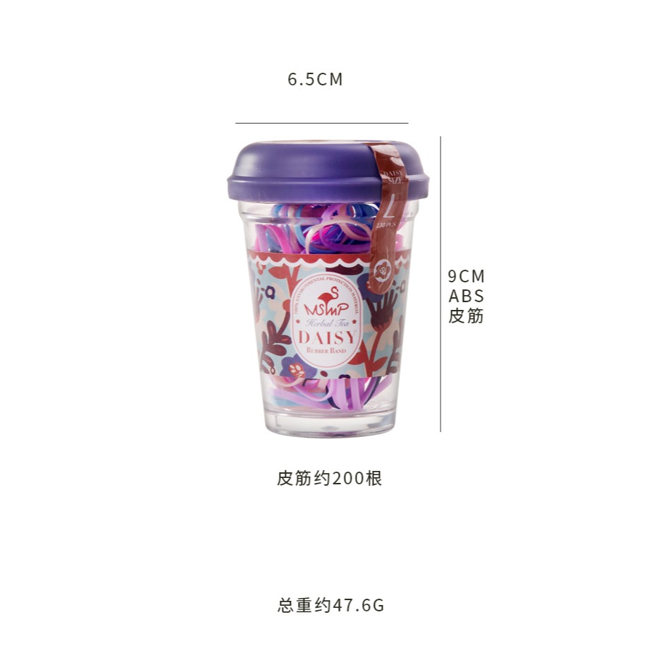 扎頭發橡皮筋彈性好女兒童發圈不傷發嬰兒寶寶一次性頭繩發繩發飾-細節圖7