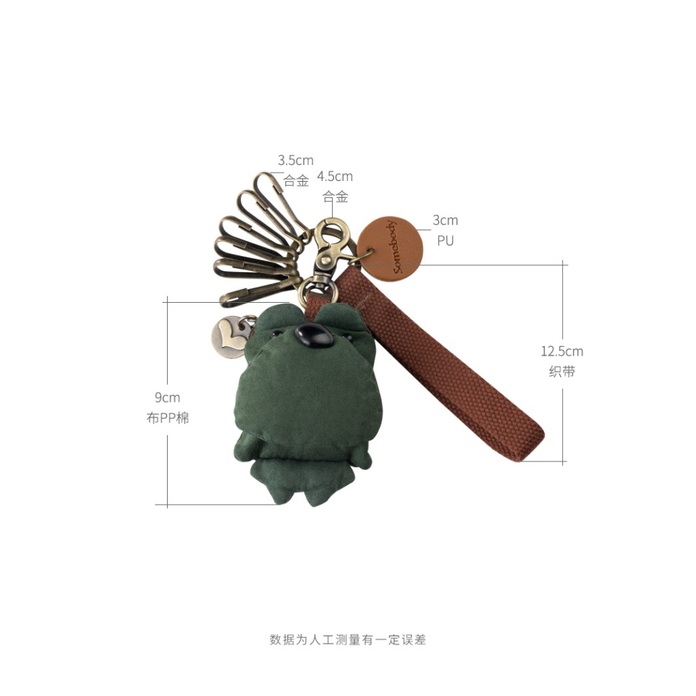 卡通鑰匙扣掛件零錢包卡包創意個性圈女網紅INS可愛公仔手繩掛飾-細節圖7