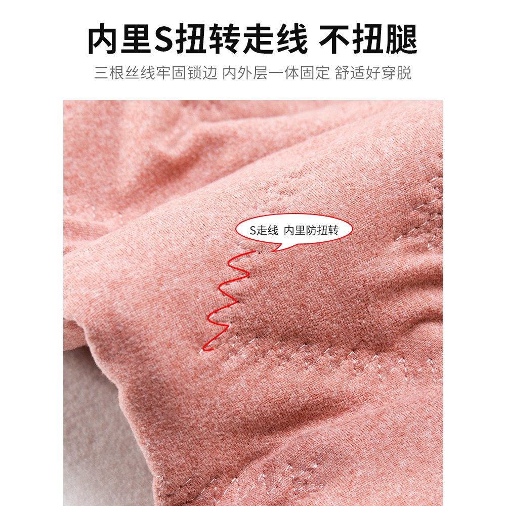 女童打底褲冬款新蠶絲棉褲加厚外穿洋氣北方三層兒童加絨褲子-細節圖2