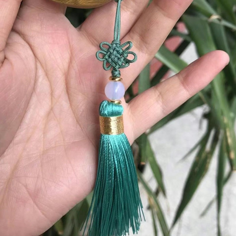 綠檀木雕荷花旗袍木梳 隨身攜帶便攜梳 綠檀單面雕花梳子送人禮物-細節圖3