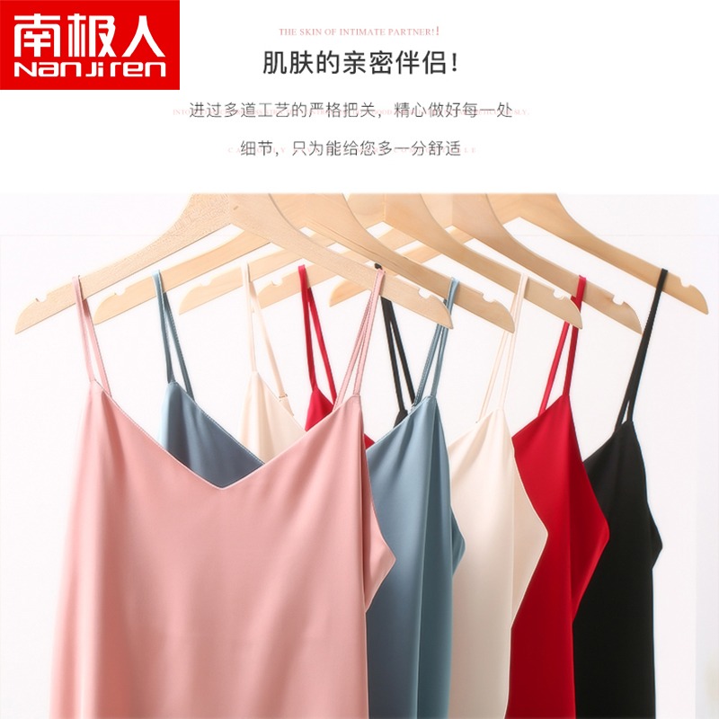 性感美背吊帶長裙睡衣女秋季薄款絲綢冰絲感內搭外穿睡裙家居服ML-細節圖5