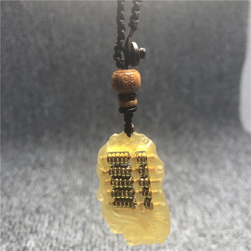 羊角如意算盤鑰匙扣創意禮品禮物汽車鑰匙鏈男女包包掛飾手工飾品-細節圖10
